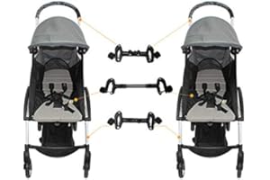 ROMIRUS Tandem Stroller connectors, Universal Stroller Pushcair Connector Twin Stroller Connector