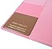 AHZOA There`s 21 X 13 Inch Desk Pad with Pocket Size 14 Monthly Calendar Cards, Desk Mat Clear Transparent Cover (Hot Pink)
