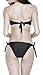 Strapless Bandeau Bikini Two Triangles Bathing Swim suit