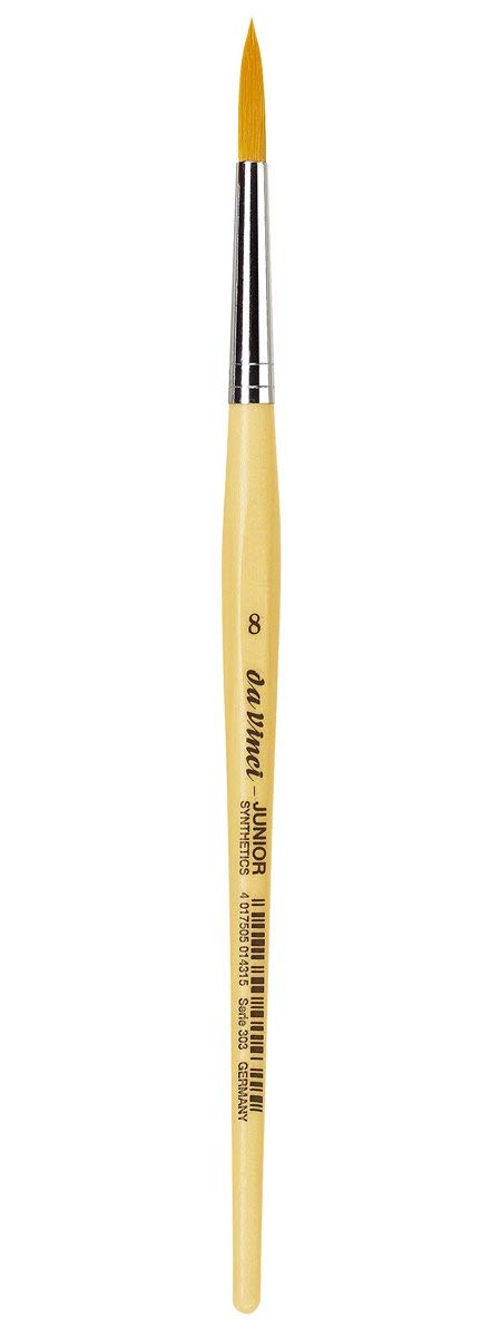 Da Vinci 303 Series Synthetic Brush, Bristle, Yellow, 20 x 0.45 x 30 cm — image 1