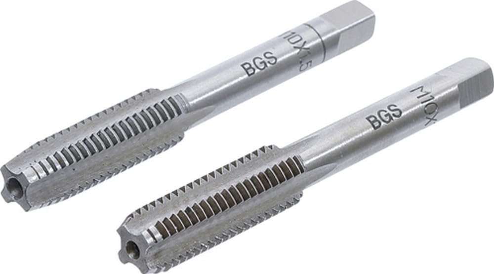BGS 1900-M10X1.5-B Tap Set Starter Plug M10 x 1.5 2 pcs