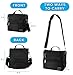 GYTE Insulated Lunch Bag | Large Lunch Box for Men and Women | Meal Prep Cooler Bag with 2 Compartments | Waterproof Adult Lunchbox Tote Includes Side Pocket for Drinks | 10 x 7 x 10 Inches