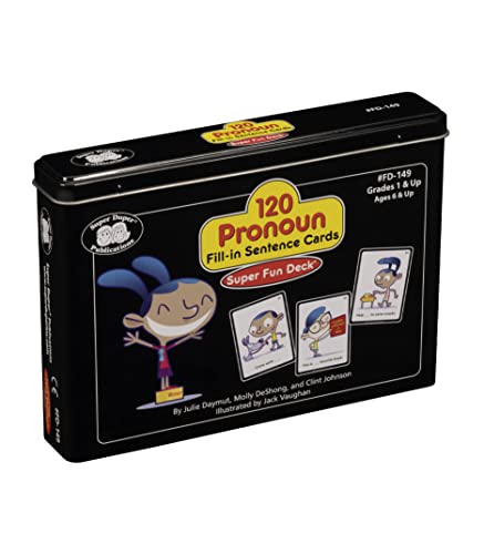 Mua Super Duper Publications | 120 Pronoun Fill-in Sentence Fun Deck ...