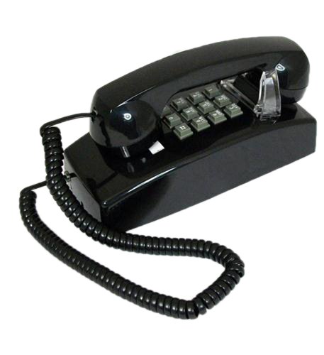 Cortelco 255400-Vba-20md Wall Phone Valueline Black