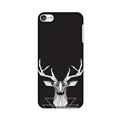 iPod Touch 6th Gen Case - Geometric Deer, Premium Handcrafted Designer Snap On Case Printed Hard Plastic Back Cover