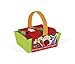 Janod Fabric Basket with 8 Vegetables