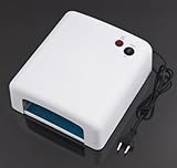 RioRandÂ® Professional 36W 220V UV Nail Art Gel Curing Polish Light Dryer+4 Tube Lamp (WHITE)