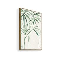 Framed Canvas Home Artwork Decoration Antique Plant Canvas Wall Art for Living Room, Bedroom - 16x24 inches