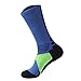 4 Pack Men's Sport Crew Sock Basketball Cushioned Dri-Fit Athletic Long Compression Socks