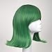 Yuehong New Fashion Short Green Ainme Party Cosplay Costume Hair Wigs