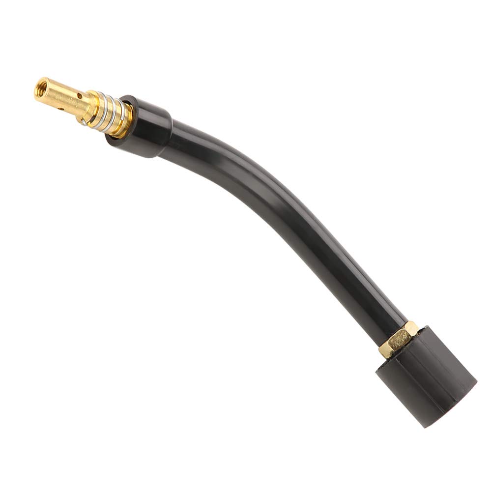Flexible Swan Neck MIG Welding Torch Consumables Standardized Design 7.1In for Binzel 15AK MAG Welding Equipment