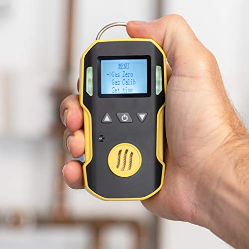 Hydrogen Sulfide H2S Detector Meter by FORENSICS | Professional | Dust & Explosion Proof | Li-ion Battery 1500mAh | Adjustable Sound, Light & Vibration Alarms | 0-100ppm H2S | - Thumbnail 6