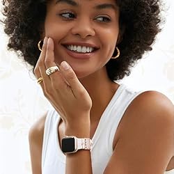 DaQin Flower Engraved Band Compatible with Apple