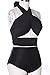 AWEIDS Women's Swimsuit Push Up Criss Cross Bikini