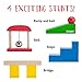 Imagination Generation Wooden Wonders Backyard Animals Domino Rally Adventure (110 pieces)