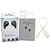 Wireless Bluetooth Headphones - In-Ear Noise Cancelling Earbuds, Stereo Sound, Sweatproof - for Gym/ Running/Exercise/Sports/Hiking/Home - Support IOS & Android (Blue)
