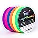 UV Reactive Blacklight Fluorescent Gaffers Cloth Tape Larger Size - Professional Grade - Glow Party Supplies - Neon Party Decorations - 6 Pack - 6 Colors - 0.59in X 60ft per Roll