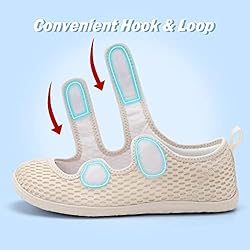 Besroad Womens Extra Wide House Slippers Breathable