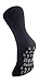 Heat Holders Men's Thermal Gripper Sole Socks Size 7-12 US Black Grey