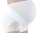 Gabrialla Maternity Support Girdle-Panty with Adjustable Band (light support), Large