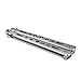 NYKKOLA 1Pcs Sliver Metal Practice Butterfly Comb Style Knife Trainer Tool