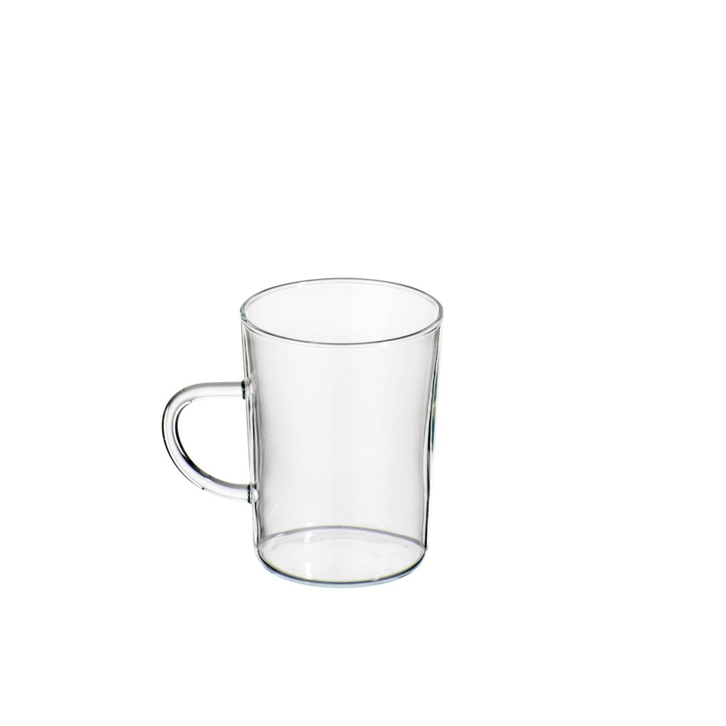 Bohemia Cristal 093/006/023 Tea Glasses Conical with Handle 0.2 l Set of 6