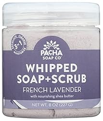 Pacha Soap, Soap Scrub Whipped French Lavender, 8