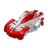 SZJJX Wall Climber Climbing RC Car Home Vehicle Radio Control Mini Zero Gravity Remote Control Car Kids Electric Toy RC Vehicle Stunt Car-Red . 