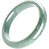 URED Natural Green Jade Bangle Bracelet for Women Feng Shui Good Luck Bracelet with Box Natural Jade Bangle for Women Meditation Birthday Mother's Day Gift