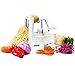 5-Blades vegetable spiralizer by DOTERNITY - Zucchini Spaghetti Maker - for Low Carb/Paleo/Vegan/Raw/Gluten-Free Meals- Professional Spiral Vegetable Slicer Kitchen Cutter Tool Extra Peeler Included