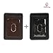 Front Pocket Slim Wallets for Men with RFID - Genuine Leather Handmade Minimalist Credit Card Holder Gift Box By Estalon (Brown Crazy Horse 2) (Black/Brown Combo)
