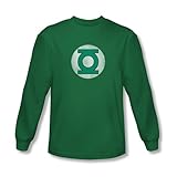 Green Lantern Distressed Logo Adult Long-Sleeve T-Shirt