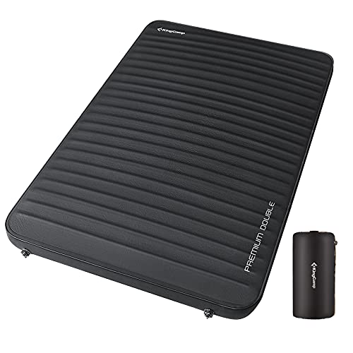 KingCamp 3D Double SelfInflating Sleeping Pad Air Mattress for Camping Lightweight Inflatable
