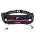 Fitletic Running Belt with Side Pocket, Loops for Energy Gels, Race Bib Number Holder. Waist Pack Water Resistant Phone Holder. Model Ultimate II