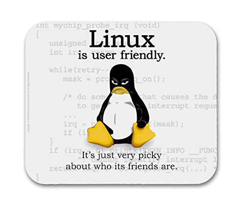 Neurons Not Included Linux is User Friendly Operating System Geek Mouse Pad (Best User Friendly Linux)