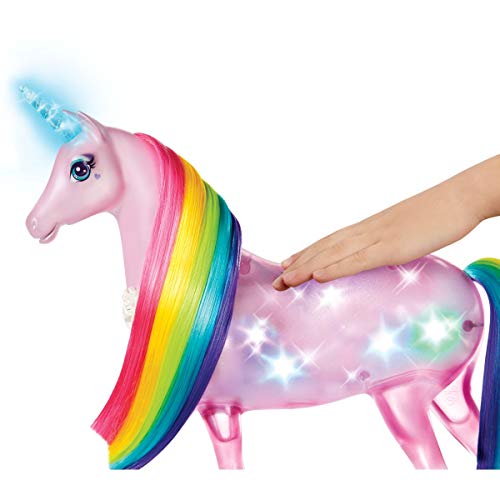 barbie dreamtopia magical lights unicorn