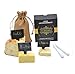 Cheese Labels for Charcuterie Board 7-Piece Set - Natural Slate Cheese Markers for Charcuterie Board with 2 Soapstone Cheese Chalk, Cheese Marker Set for Labeling Food, Great for Any Occasion