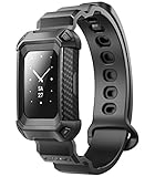 SupCase Watch Bands for Fitbit Charge 2, [Unicorn Beetle Pro] Protective Replacement Wristband Case Band for Fitbit Charge 2 (Black)