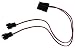 ExtremeMod 4 Pin Molex to 2 x 3 Pin Male Computer Case Fan Power Connector Y-Splitter Adapter Cable primary
