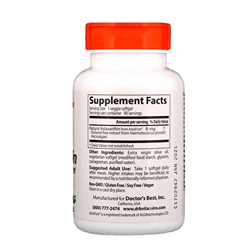 Doctor's Best Astaxanthin 6 mg - Image 2
