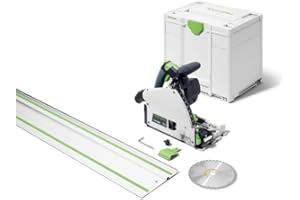 Festool Plunge-Cut Track Saw TS 60 KEB-F-Plus-FS US with 55-Inch (1400mm) Guide Rail 576726+491498