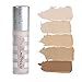 Fitglow Beauty Conceal+ | Vegan Full Coverage Concealer Skincare with Vitamin K + Green Tea | Corrects Dark Circles, Blemishes & Redness | Non-Creasing, Natural Finish | C3-6g