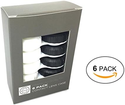 Contact Lens Case by Warehouse 400 (6 PIECE BLACK)