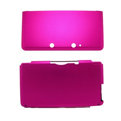 image for BR HOT PINK Nintendo 3DS (Not for XL) FULL Aluminum Metal Case Protect