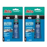 Akfix 100E Tube Silicone Caulk Clear