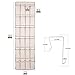MustQ 24 Pockets Over The Door Hanging Shoe Organizer (Beige)