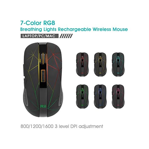 Rii-RM200-Wireless-MouseLaptop-Mouse-Rechargeable-with-USB-Nano-Receiver3-Adjustable-DPI-5-Buttons-for-NotebookPCComputer-Office-Home-Work Rii RM200 Wireless Mouse,Laptop Mouse Rechargeable with USB Nano Receiver,3 Adjustable DPI 5 Buttons for Notebook,PC…