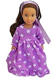 Brittany's My Lavender Star Nightgown Compatible with Mini American Girl Dolls- Mini Doll Clothes