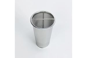 Filter Basket, Long Type 4" Gin Filter Basket of V-1500ml for Home Distillation, OD96mm, Height 220mm, Sanitary Stainless Ste
