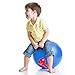 3 Bees & Me Bounce Ball with Handle - Dinosaur Hopper Ball for Kids Age 3 to 6 Years with Hand Pump - Blue Bouncy Ball Hippity Hop Toy